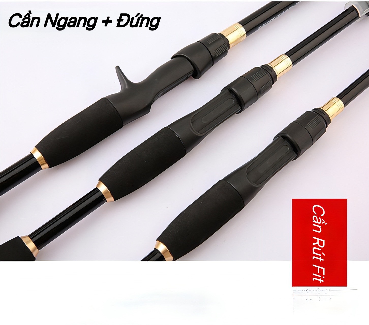 Cần Lure Rút Fit Carbon gấp gọn bỏ cóp xe.