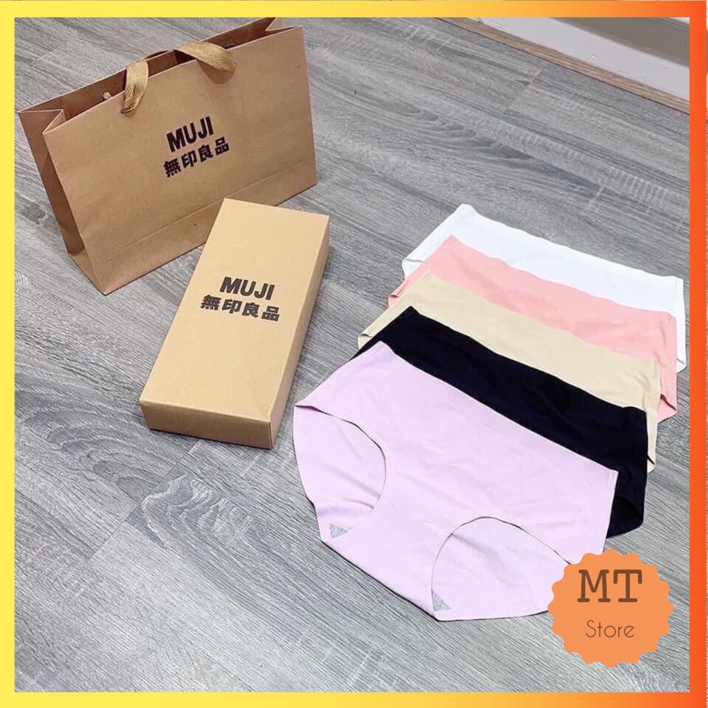 Hộp 5 quần lót Muji su đúc Nhật