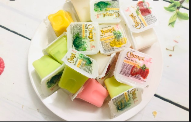 Thạch sữa chua hủ lớn gói 100gr
