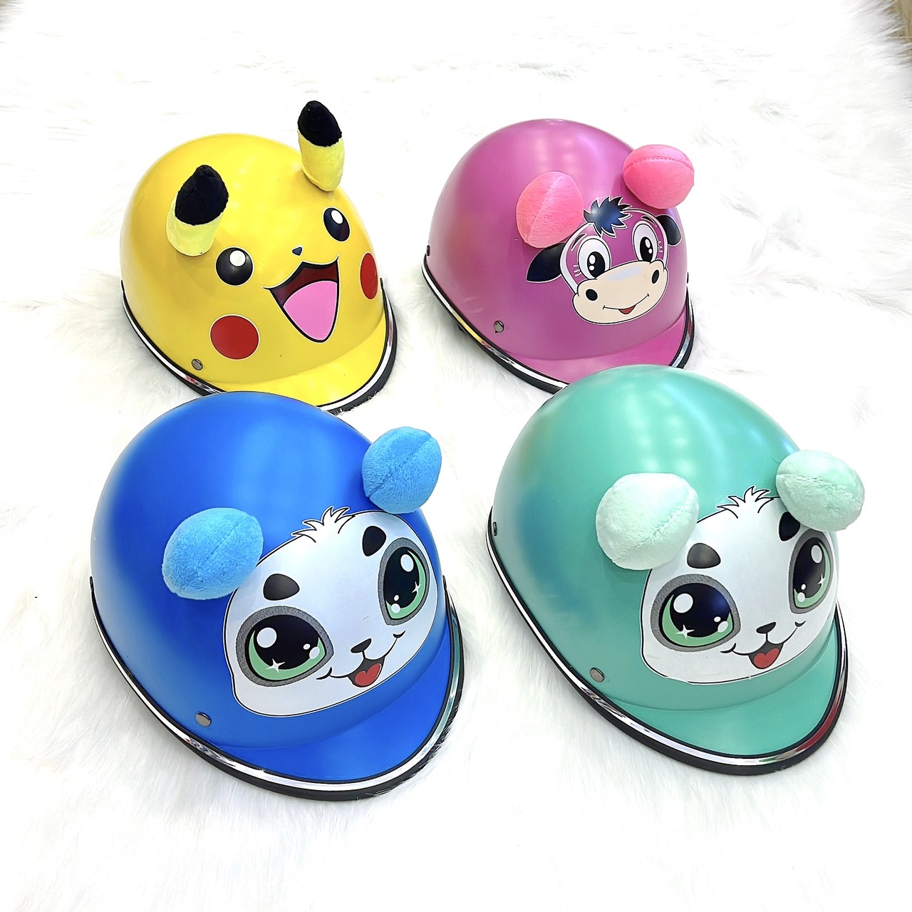 Nón Bảo Hiểm Pikachu Cho Bé Từ 2-6 Tuổi