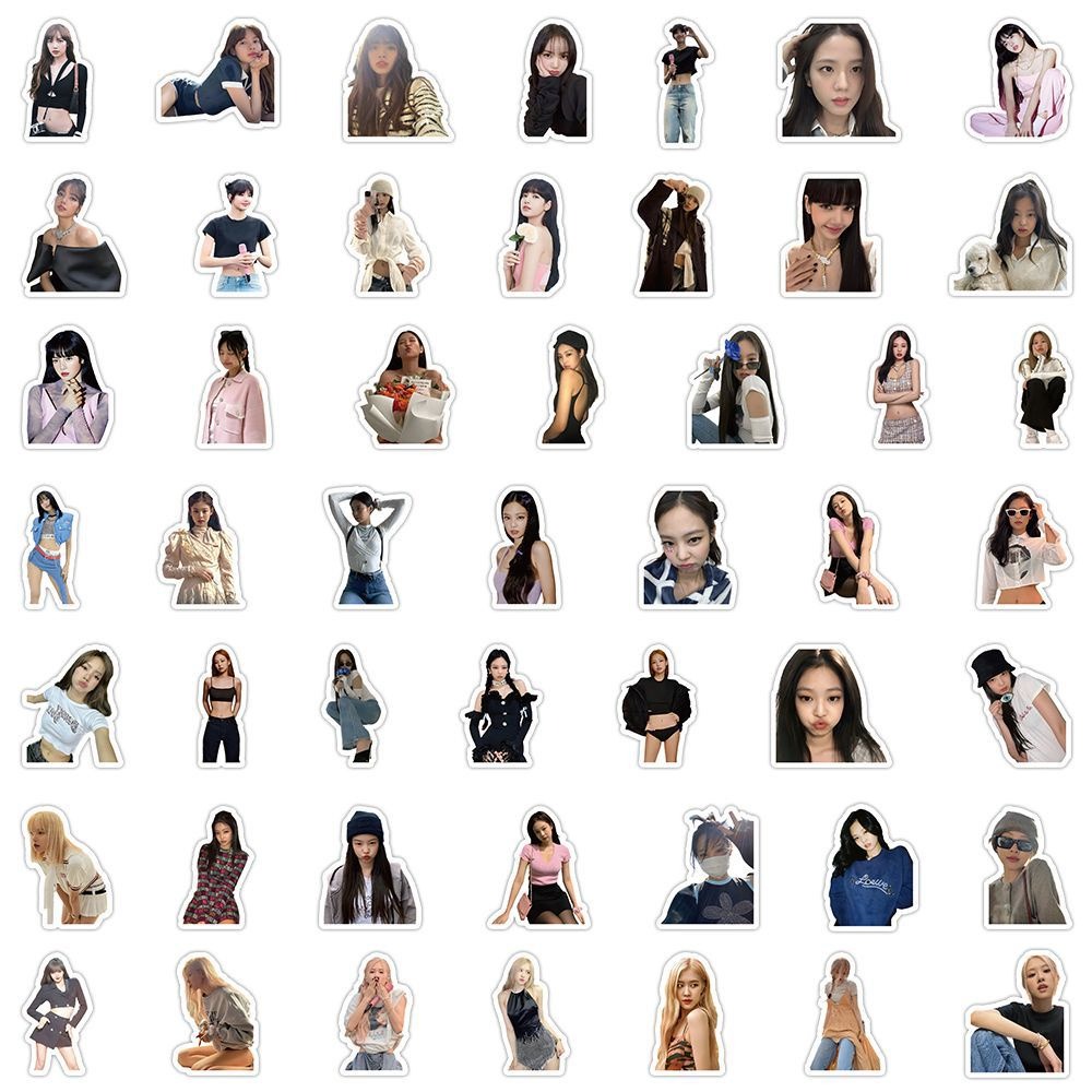 [UPDATE HÌNH MỚI] Set 50 sticker hình dán decal Blackpink