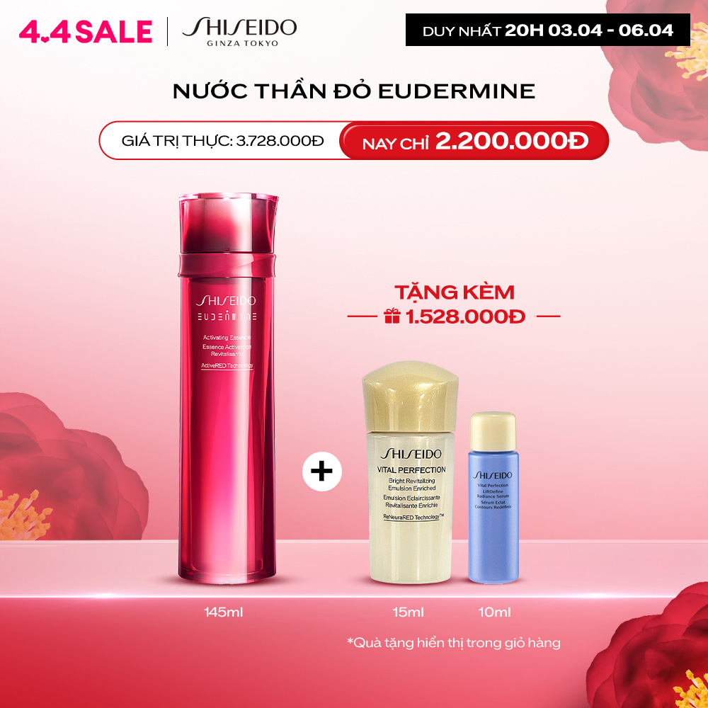 Nước thần đỏ Shiseido Eudermine Activating Essence 145ml