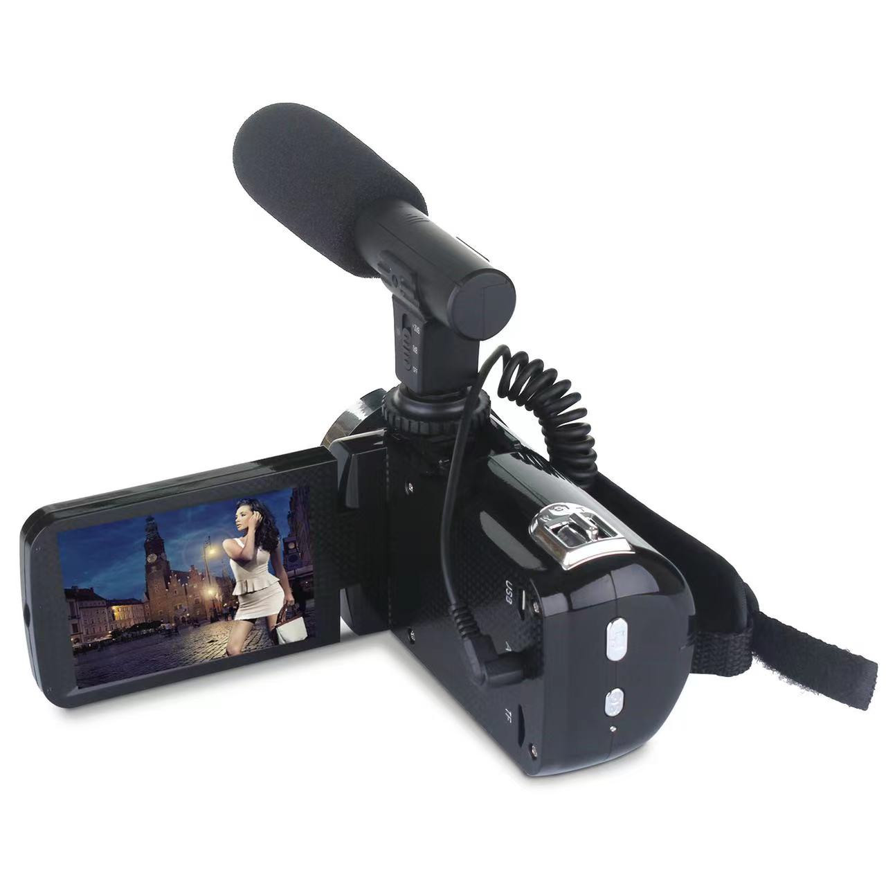 Máy quay phim HD 1080P Zoom 18X kèm micro