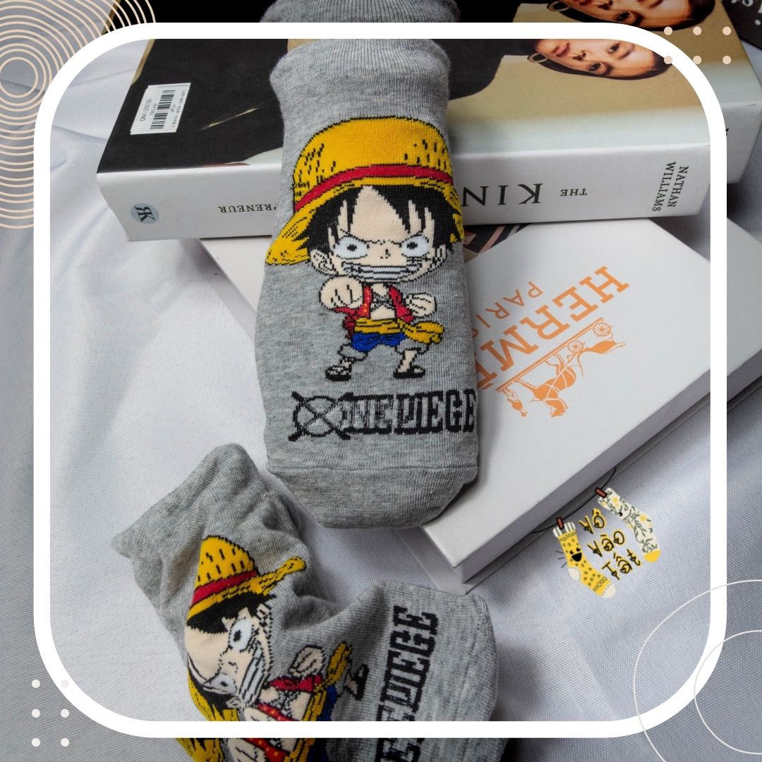 TẤT/ VỚ CỔ NGẮN CƯỚP BIỂN LUFFY ONE PIECE