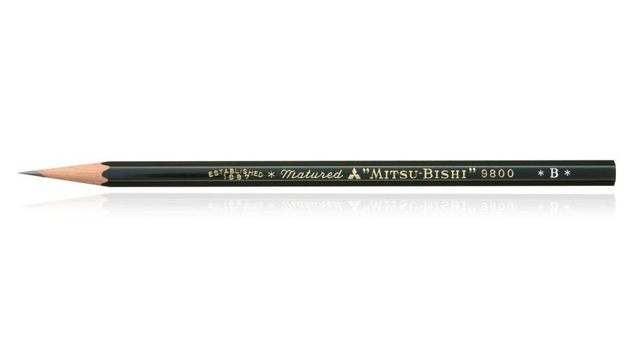 Bút chì Matured Mitsubishi 9800 Micro Graphite Lead Pencil