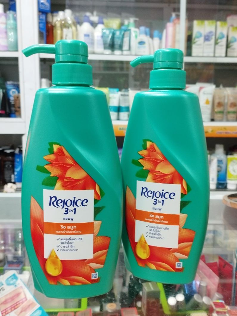 DẦU GỘI REJOICE  MỀM MƯỢT 525ML  - THÁI LAN ( màu cam)