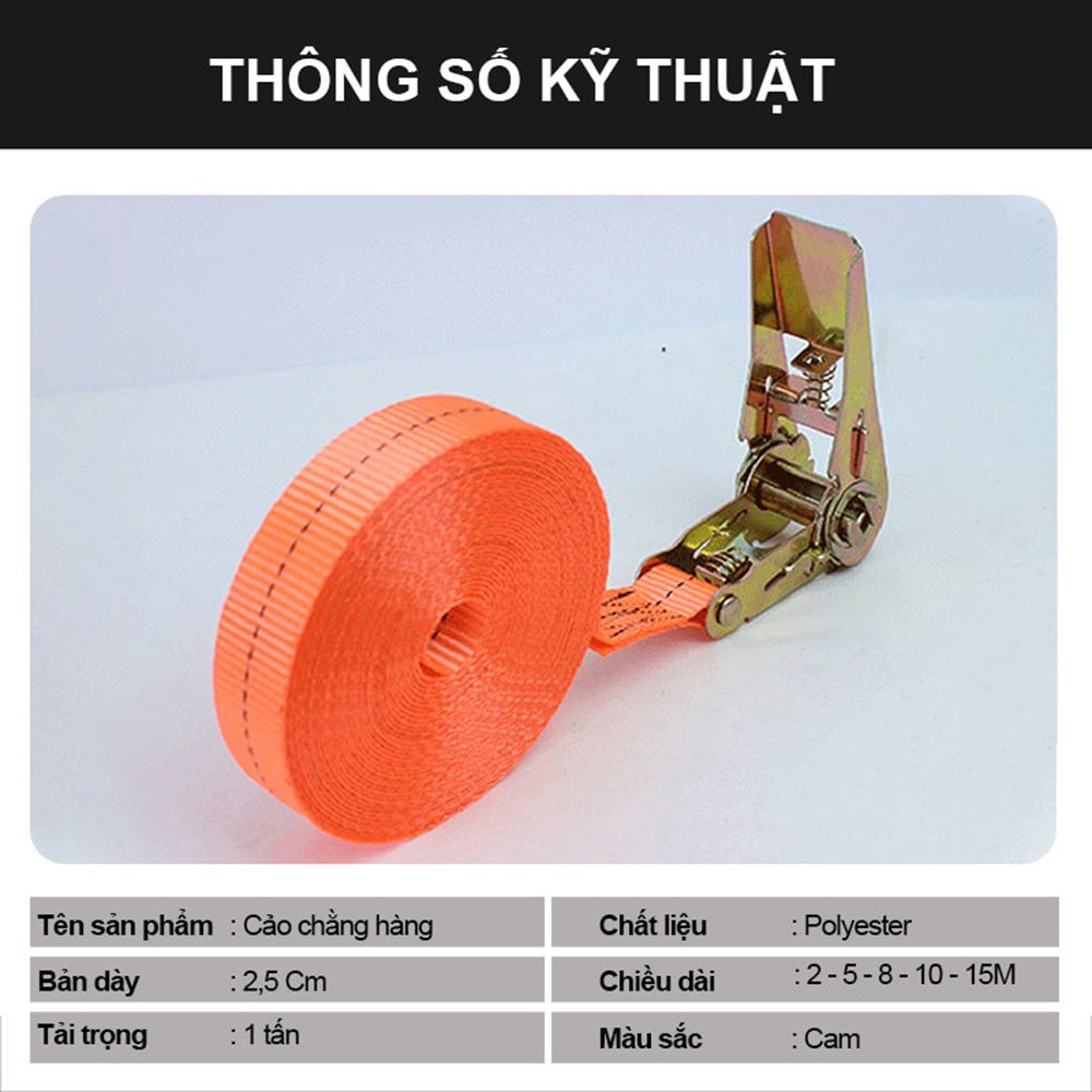 25mm, 38mm without hook j length 3m, 5m, 6m, 8m, 10 meters