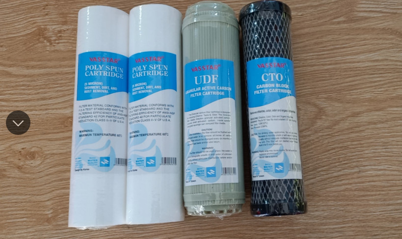 [HCM]Bộ sản phẩm VASSTAR lõi lọc nước cấp số 123
