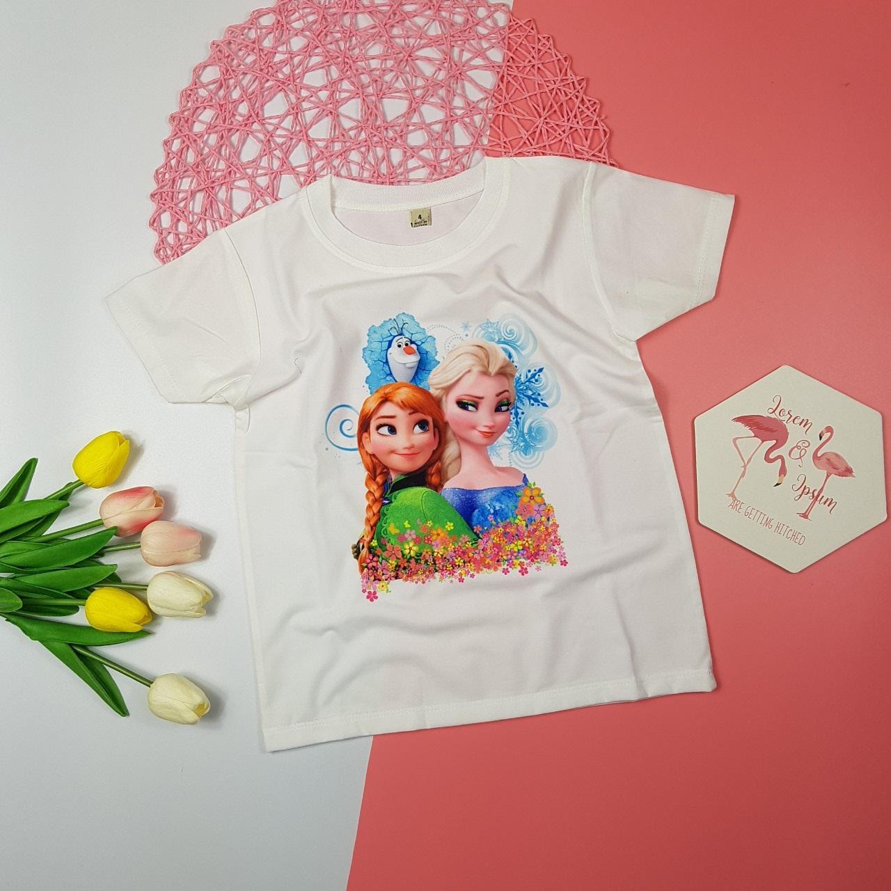 Áo thun bé gái Elsa