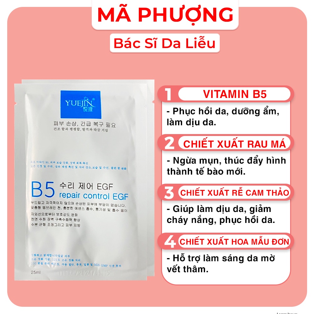 Mặt nạ cấp ẩm phục hồi B5 YUEJIN