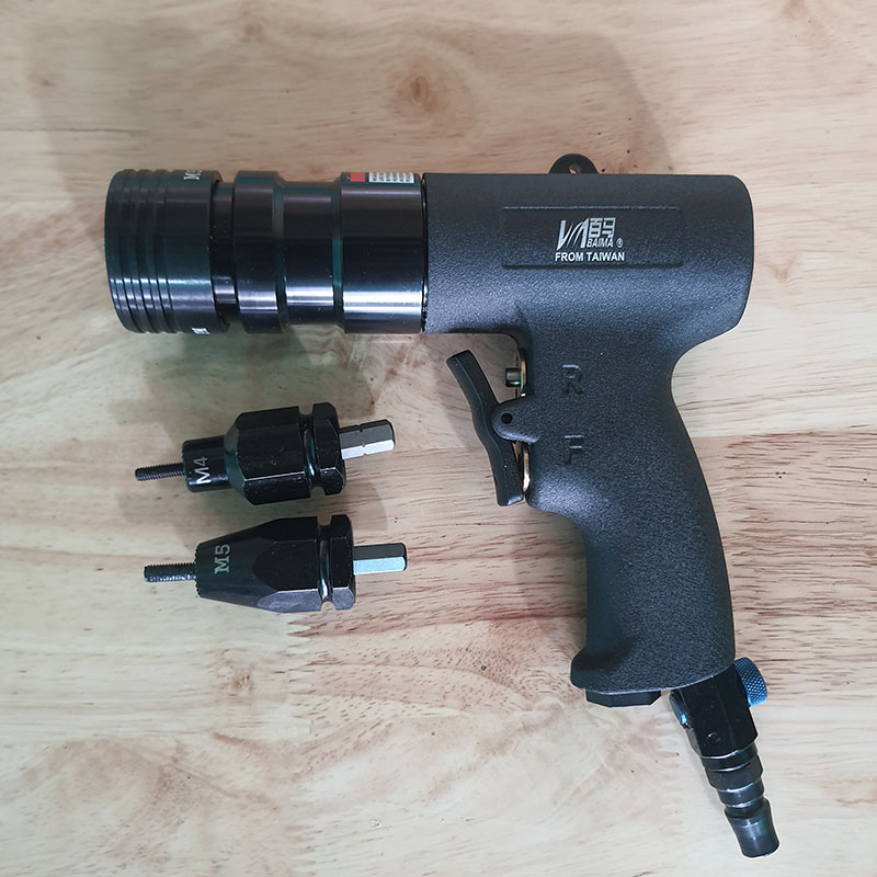 Máy  rút đai ốc,ốc tán,ecu bằng hơi