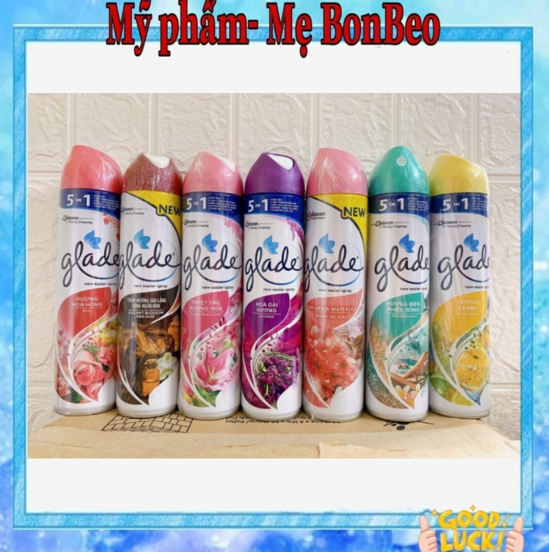 Xịt phòng Glade 280ml (Chính hãng - Nhiều mùi hương)
