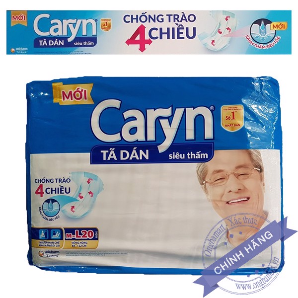[HCM]Tã dán người già Caryn size ML20