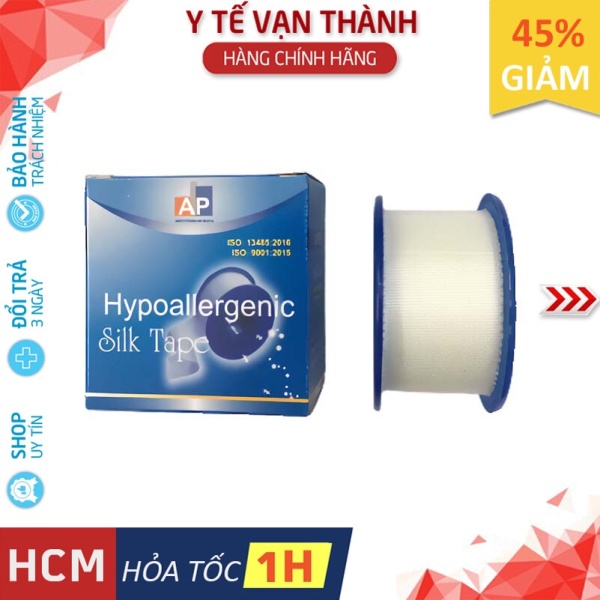 ✅ Băng Keo Lụa Dùng Trong Y Tế: Silk Tape -VT0386 [ Y Tế Vạn Thành ]