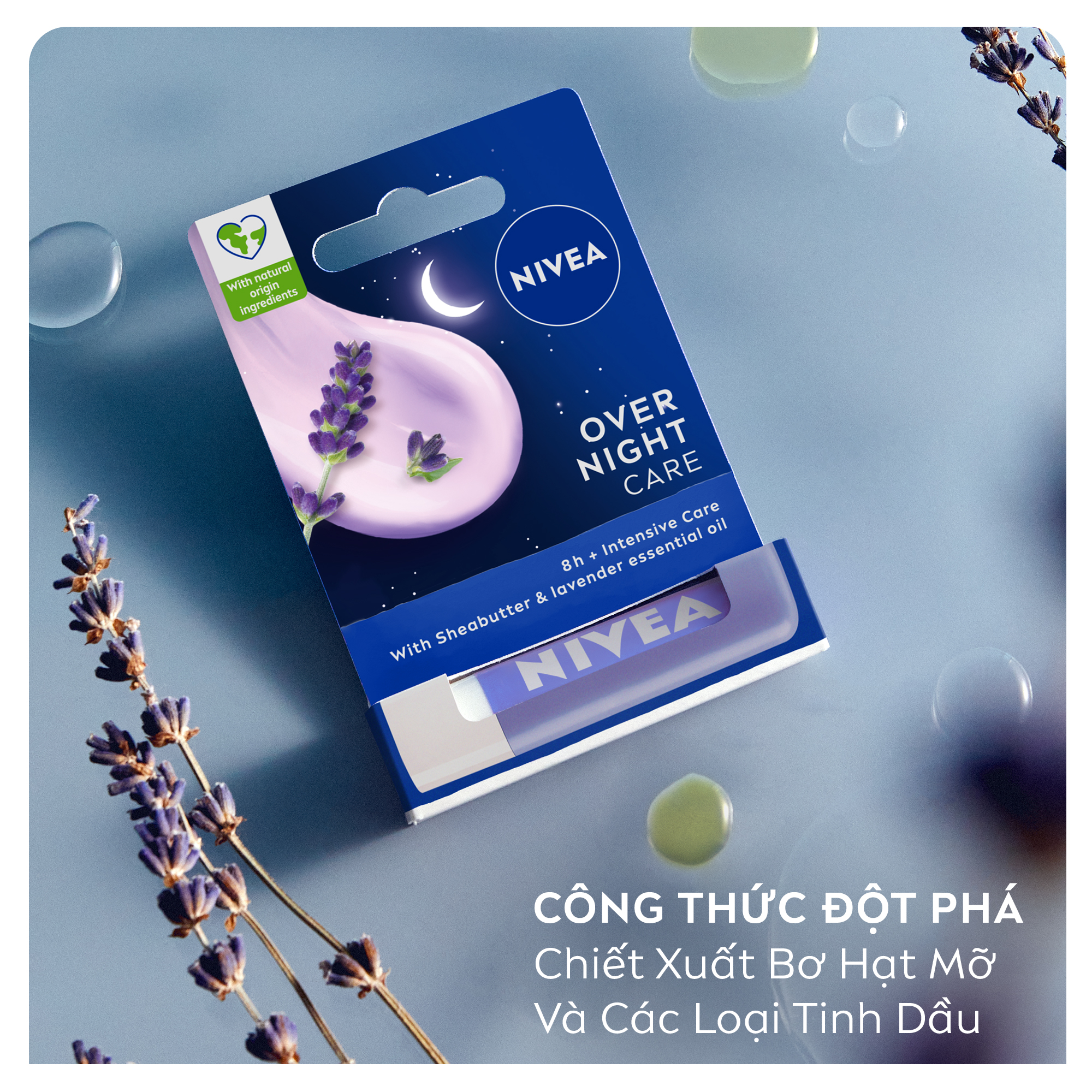 Son Dưỡng Môi NIVEA Không Dầu Khoáng (4.8 g)