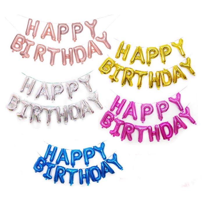 Bộ chữ HAPPY BIRTHDAY