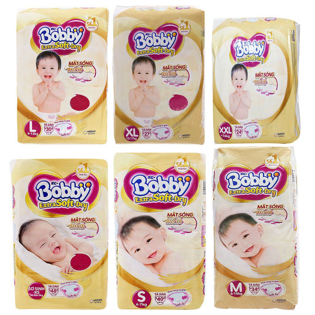 Tã dán Bobby cao cấp M34