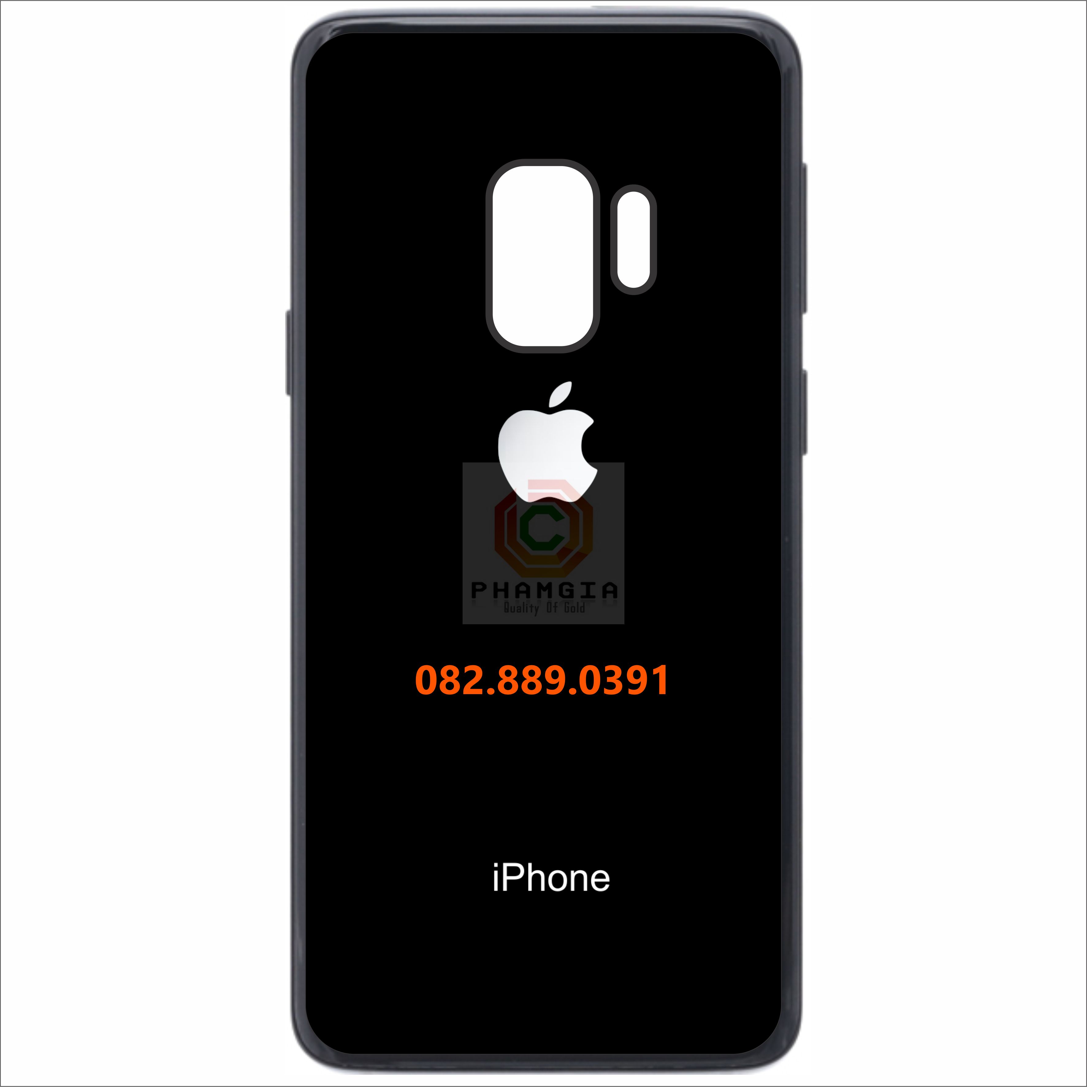 Ốp lưng giả iPhone cho SamsungS9/S9 plus mặt lưng bóng đẹp