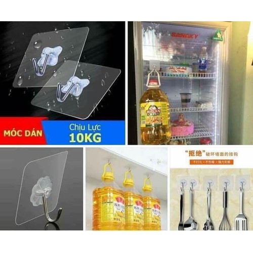 Combo 10 móc dán chịu lực siêu chắc