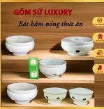 Bếp Hâm Nóng Thức Ăn Bằng Nến Đường Kính 21cm - Hàng Sứ Bát Tràng Chất Lượng
