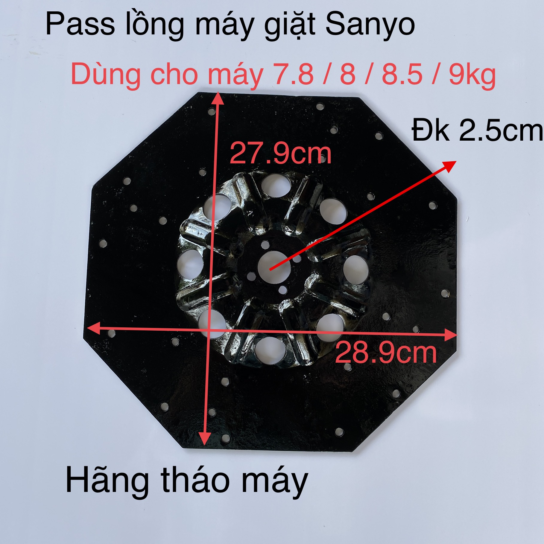 Pass mâm máy giặt Sanyo