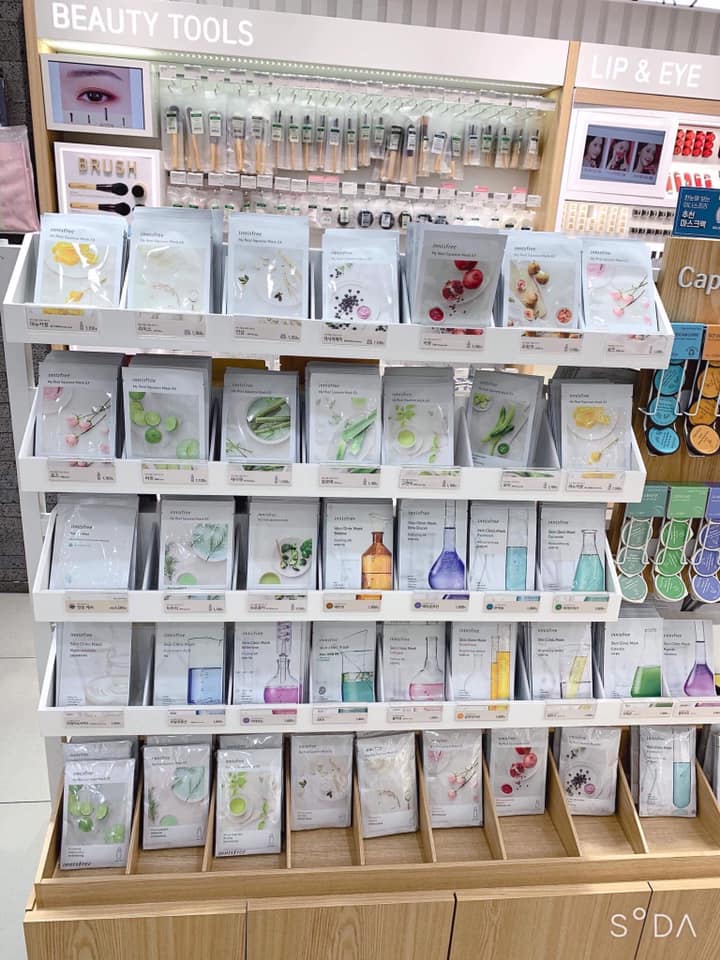 Combo 10 Mặt nạ dưỡng ẩm làm đẹp da Hàn Quốc (Mix nhiều vị)