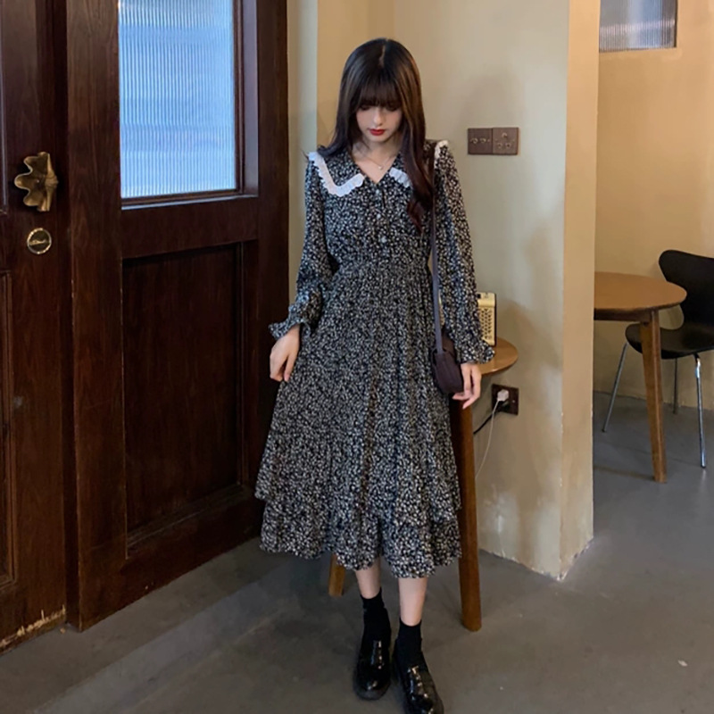 Váy Đầm Hoa Nhí Vintage Hàn Quốc