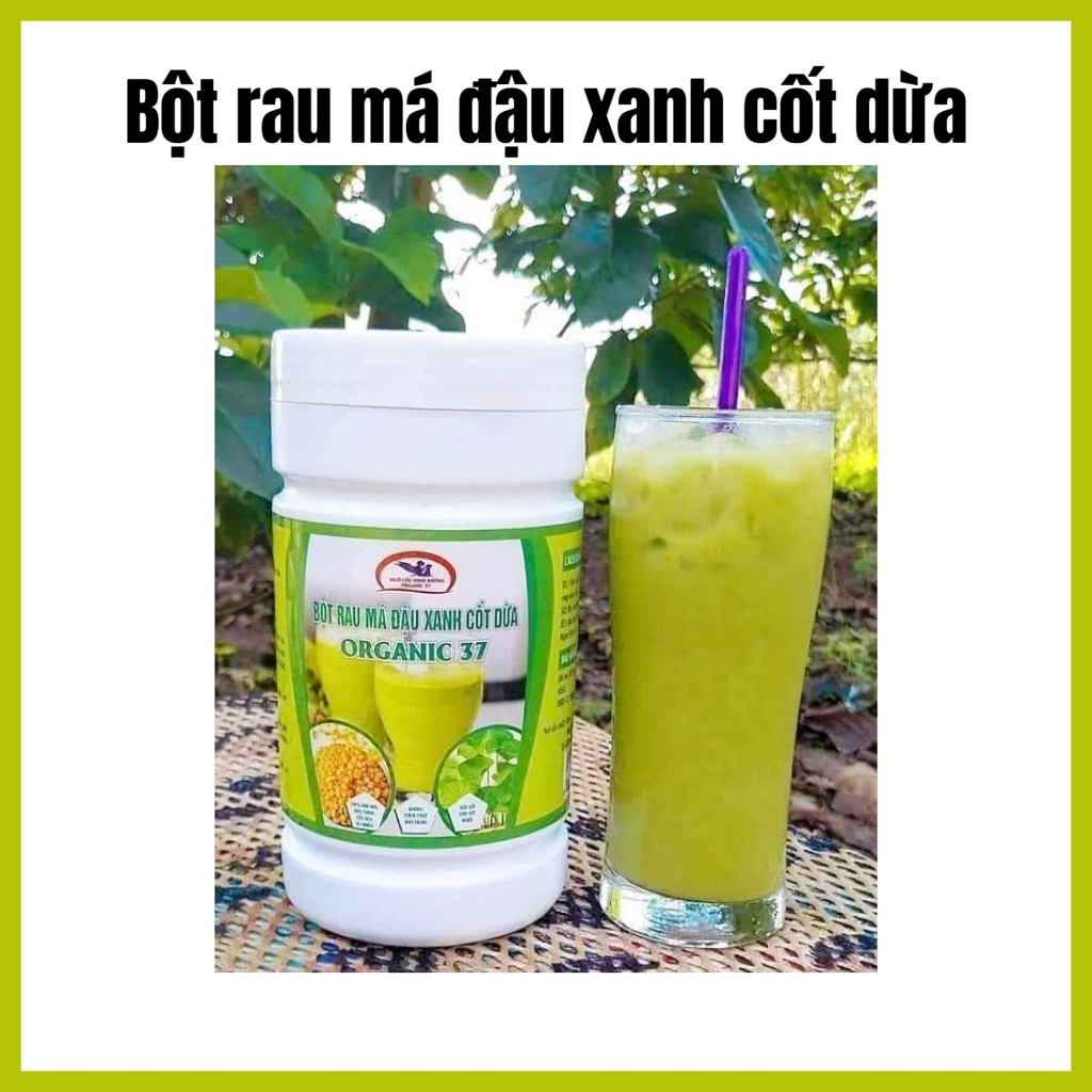 Bột rau má đậu xanh cốt dừa 500g