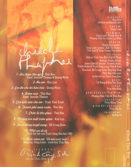 cd nhạc trần thái hòa hát nhạc trịnh vol 1-8