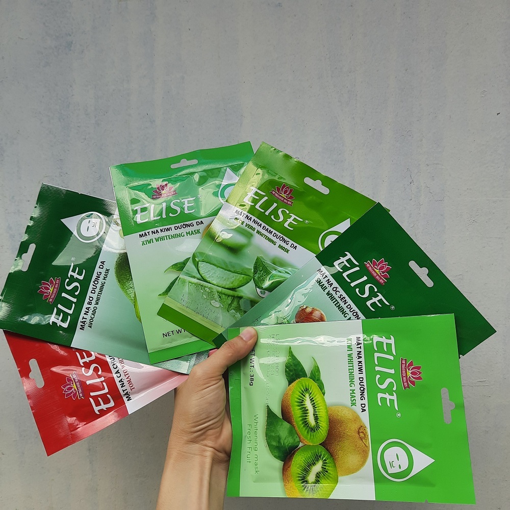 [10 MIẾNG MẶT NẠ] Mặt Nạ Dưỡng Da Elise Trắng Mịn Sáng Da