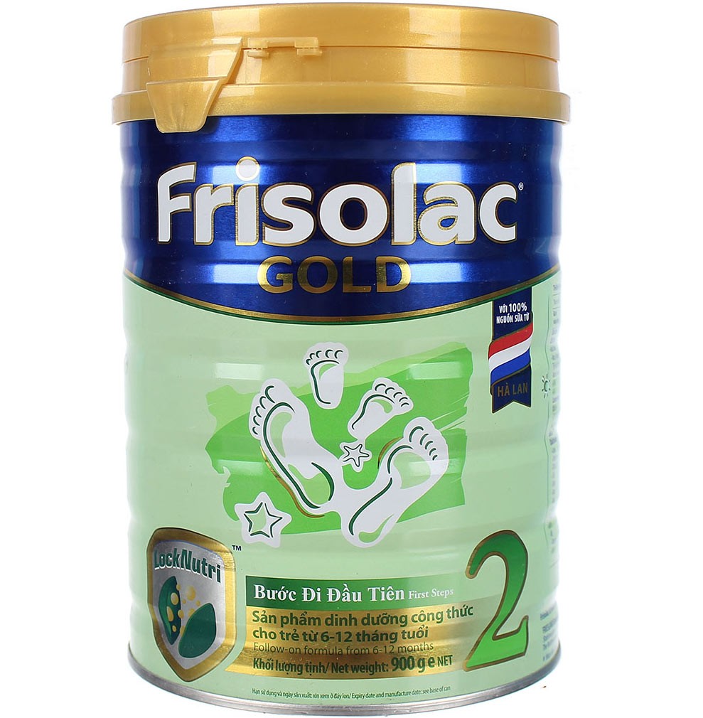 Sữa bột Frisolac gold 2 lon 850g (cho trẻ từ 6-12 tháng)