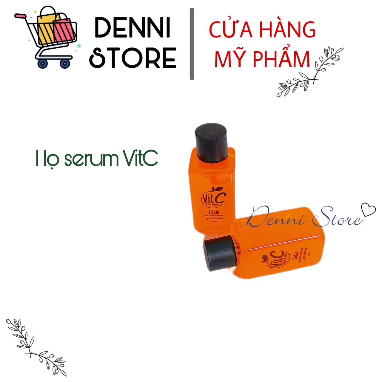 Lẻ chai 30ml serum huyết thanh AHA kích trắng chuẩn thái