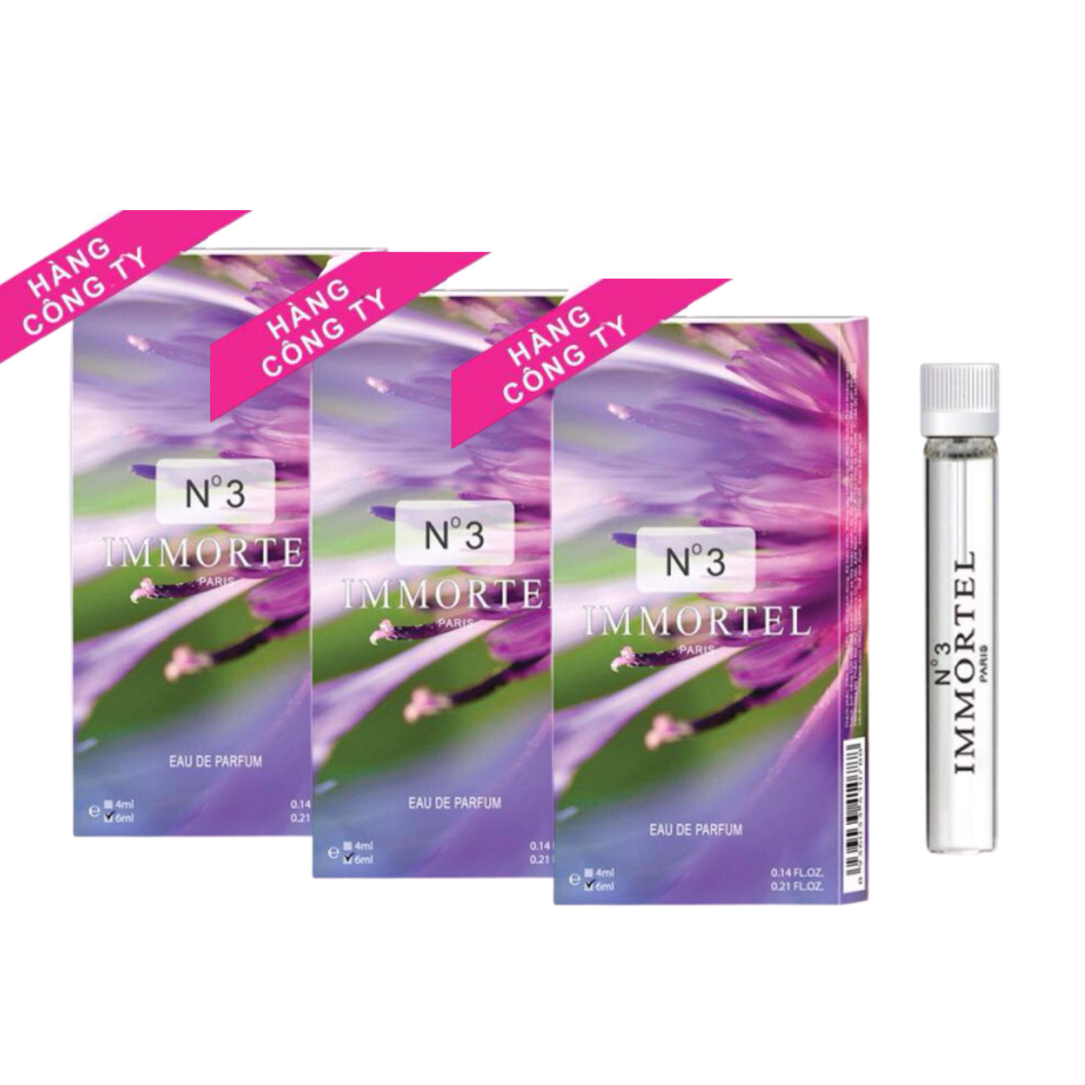 NƯỚC HOA No3 chai 6 ML IMMORTEL PARIS Eau de parfum