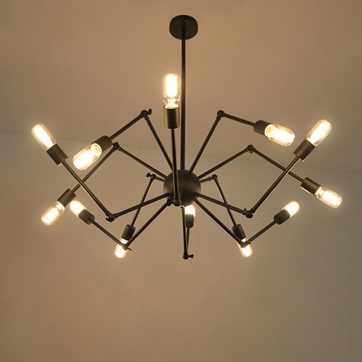 Đèn chùm sắt hình chân nhện cứng TH131 - AnAn Decor