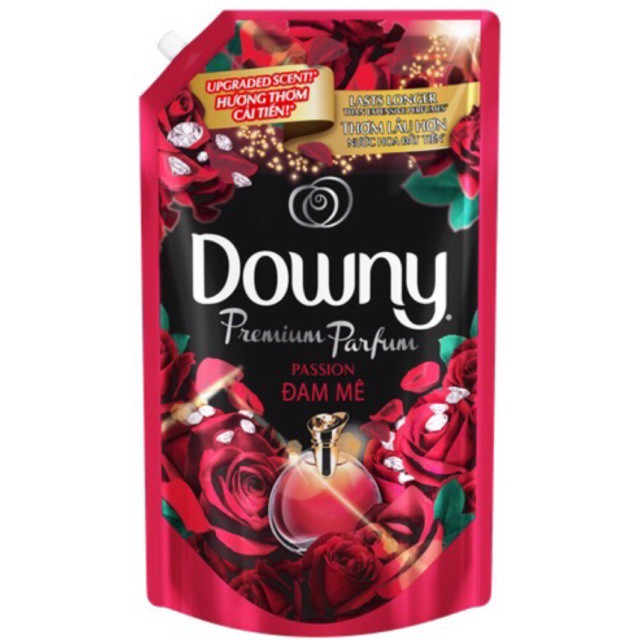 Nước xả vải Downy Đam Mê hương nước hoa cao cấp túi 2.2 lít