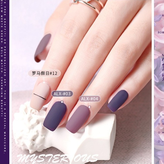 Sơn Gel AS RED | Mã ALX | Tím Than