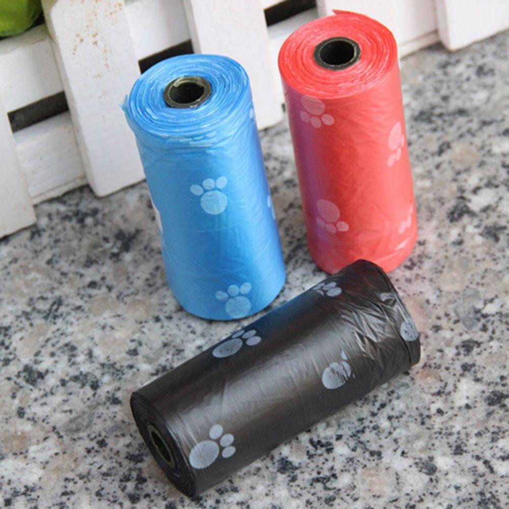 5 cuộn túi ni lông đựng chất thải thú cưng chó mèo