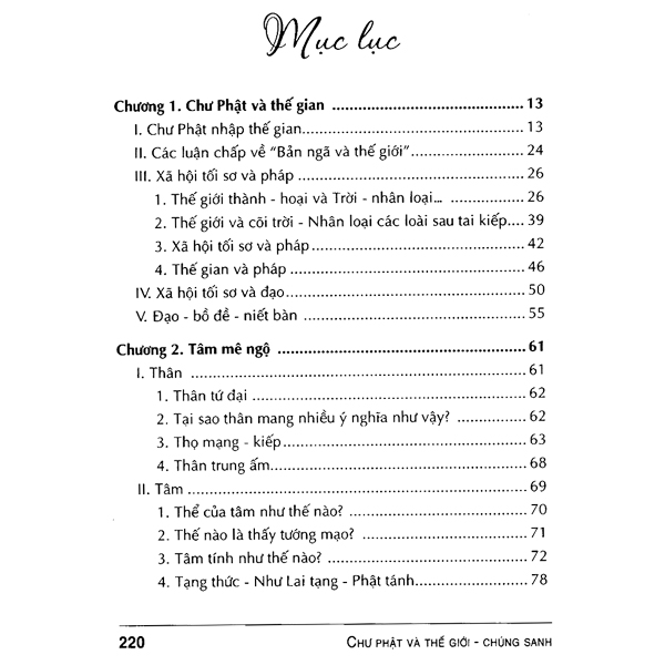 Sách - Chư Phật Và Thế Giới Chúng Sanh