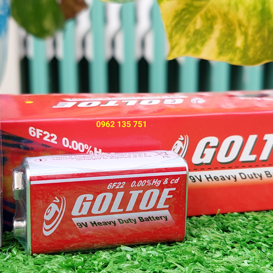 Pin Vuông GOLTOE 9V