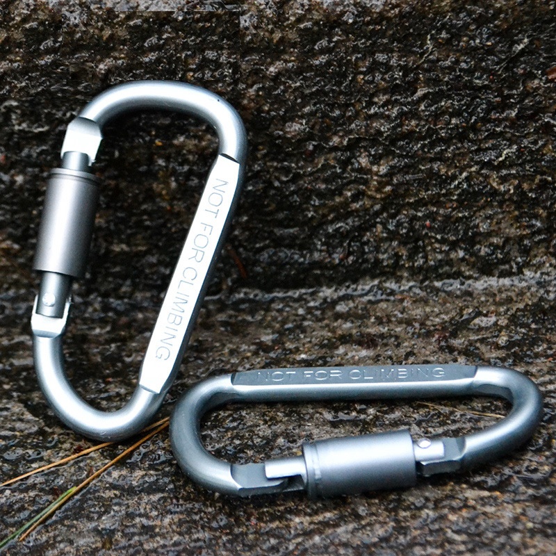 ⚡⚡ [HÀNG CÓ SẴN] Móc Khóa Nhôm Đa Năng KHÓA XOAY Treo Đồ Đi Phượt CARABINER (1 CHIẾC) - SINKA