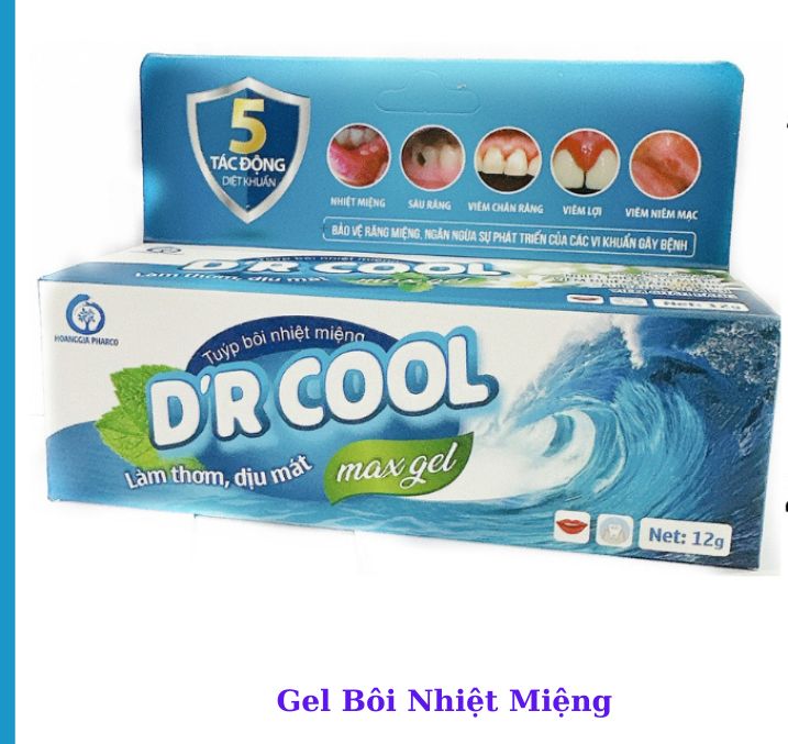 Tuýp bôi nhiệt miệng D'R COOl maxgel
