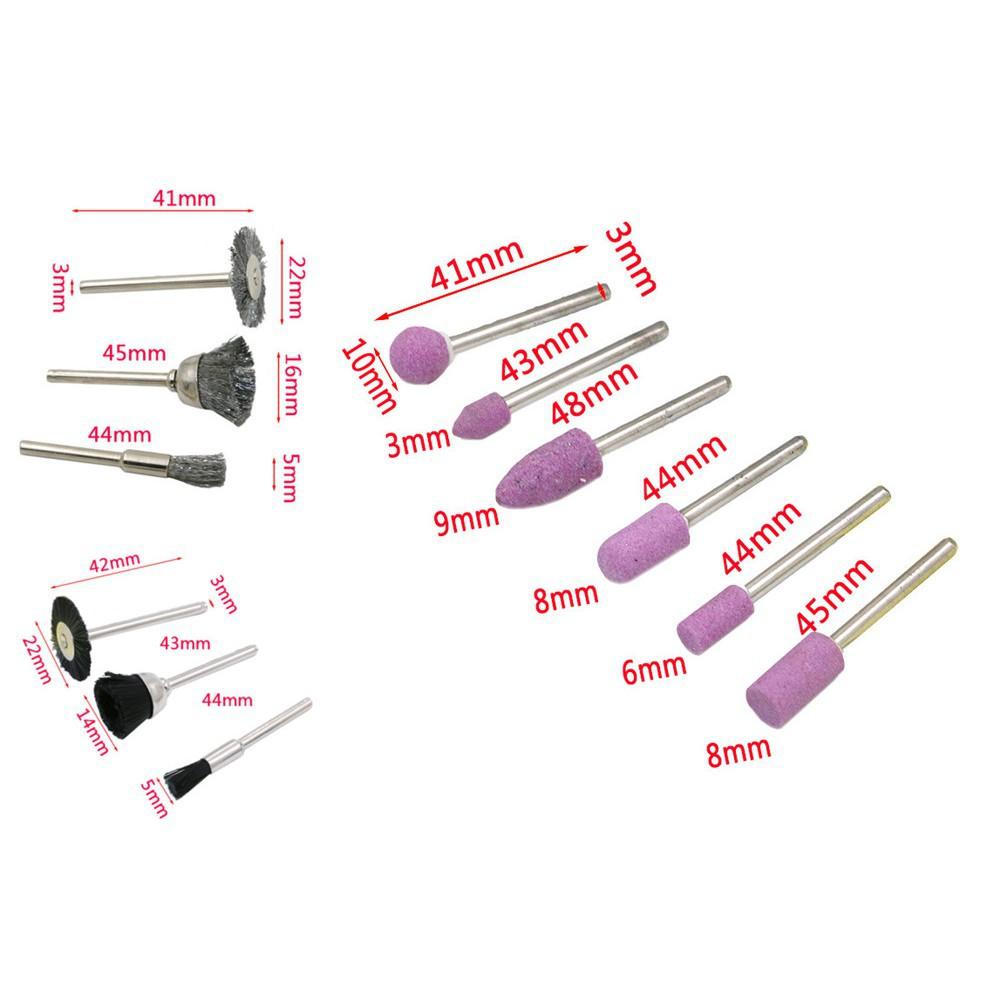 Bộ 12 đá mài đánh bóng mini