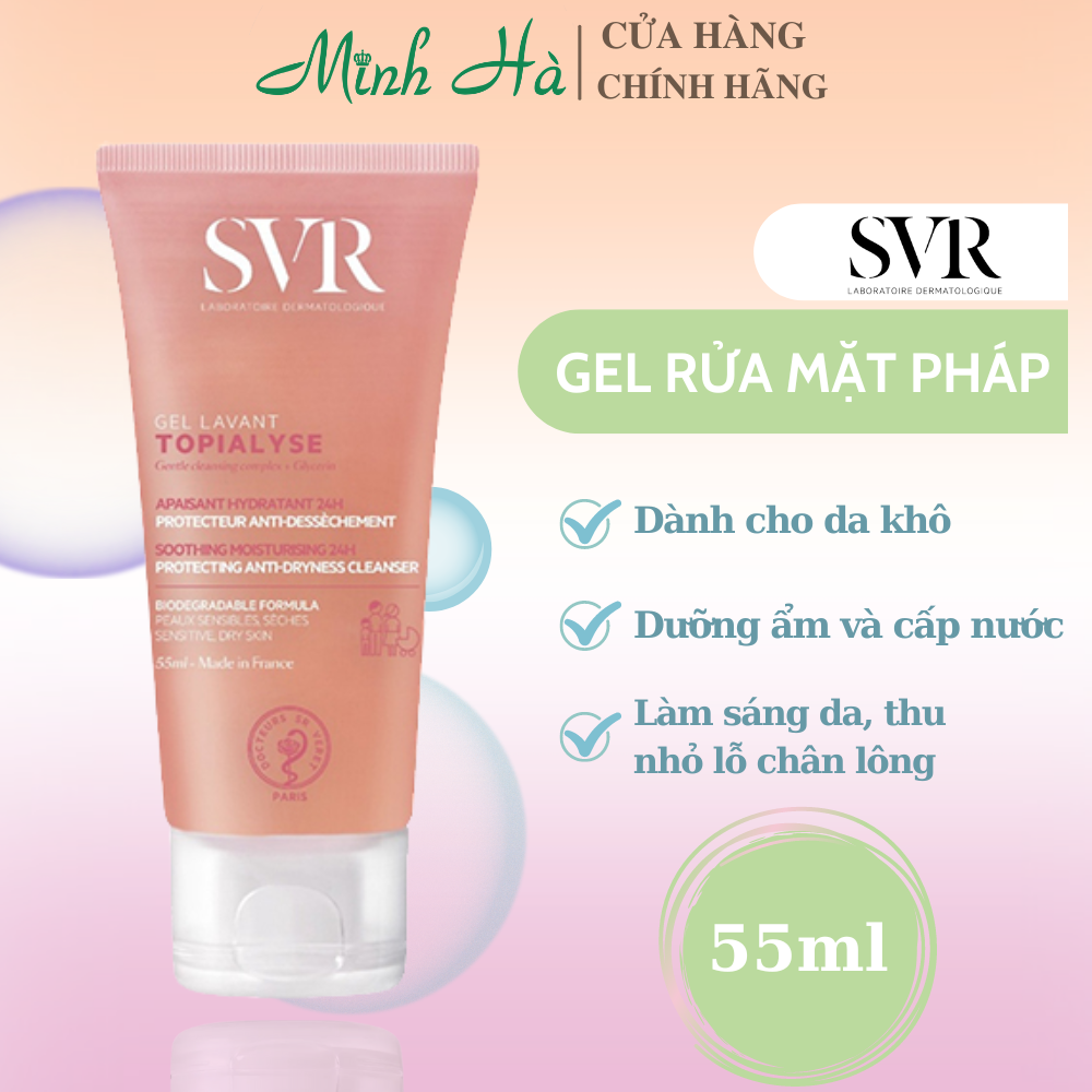 Gel rửa mặt SVR Sebiaclear Gel Moussant dành cho da dầu
