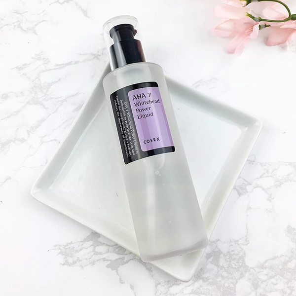 Tinh chất giảm mụn ẩn cosrx aha 7 whitehead power liquid 100ml