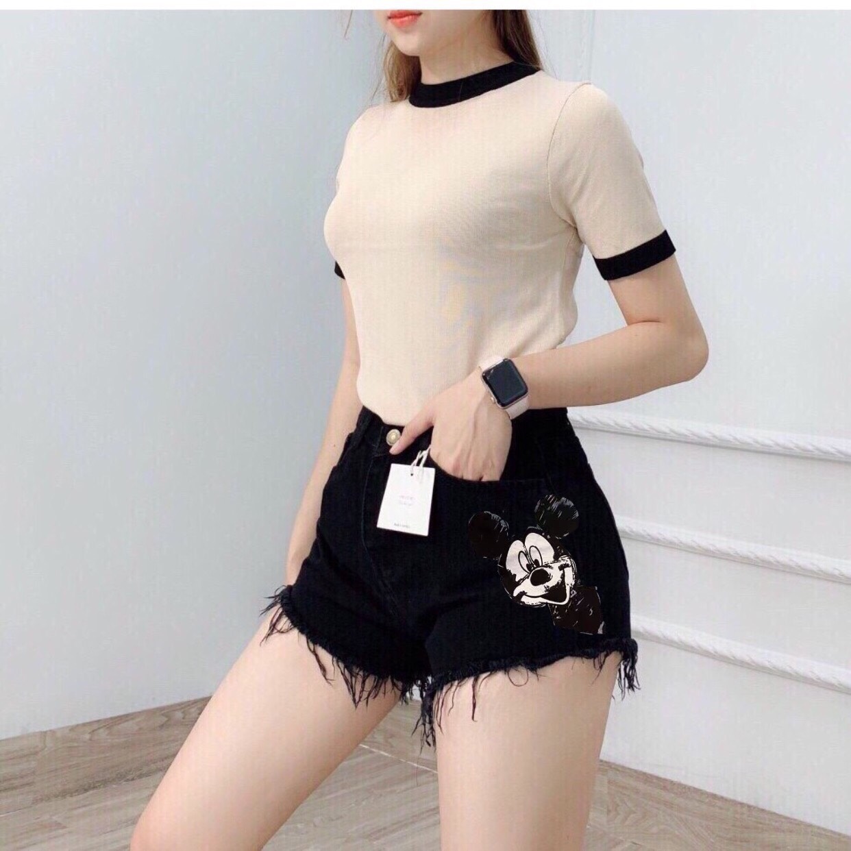 QUẦN SHORT JEAN NỮ ĐẠI SIÊU CO DÃNLƯNG SIÊU CAO-JT79