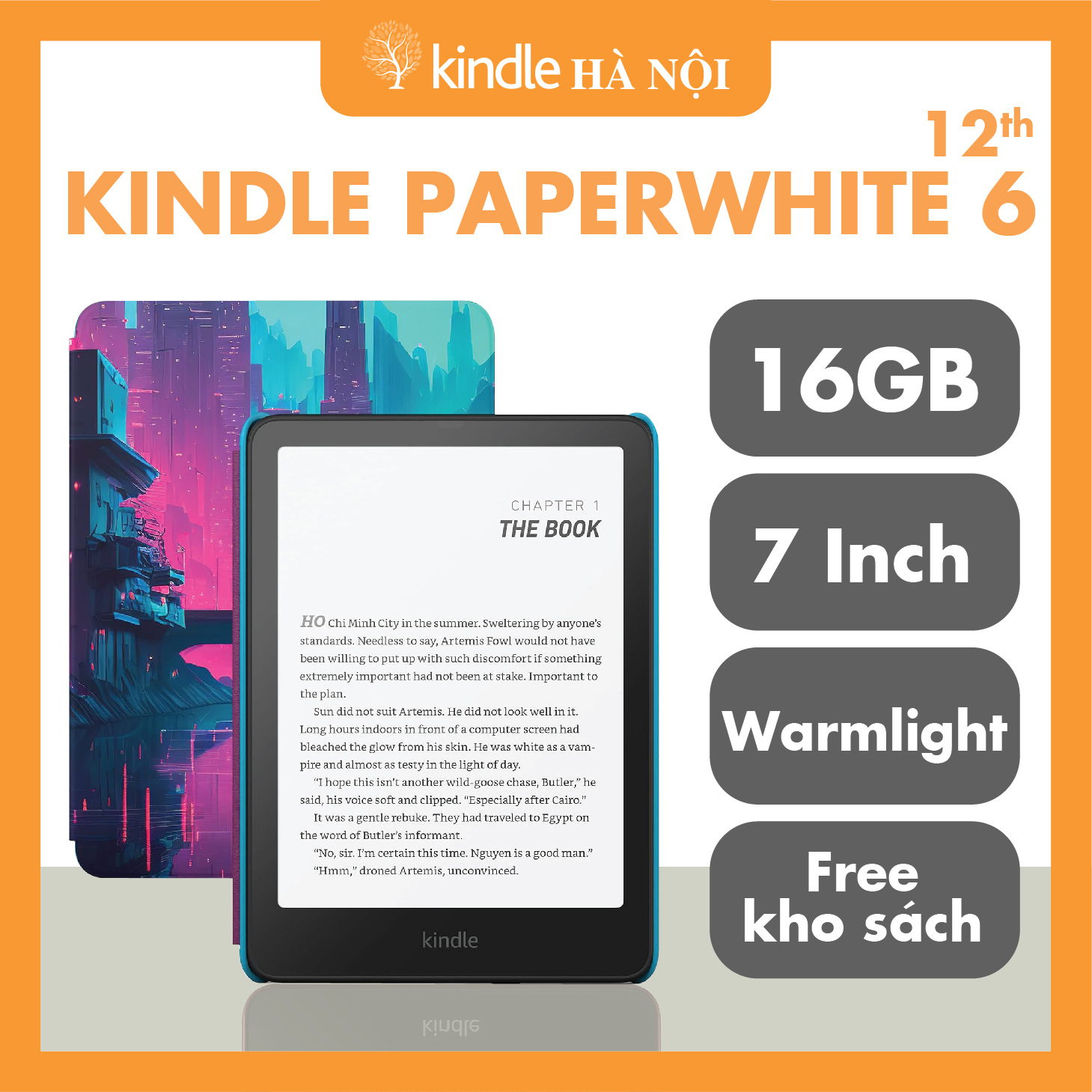 [New] Máy đọc sách Kindle Paperwhite 6 (12th) Kindle PPW6