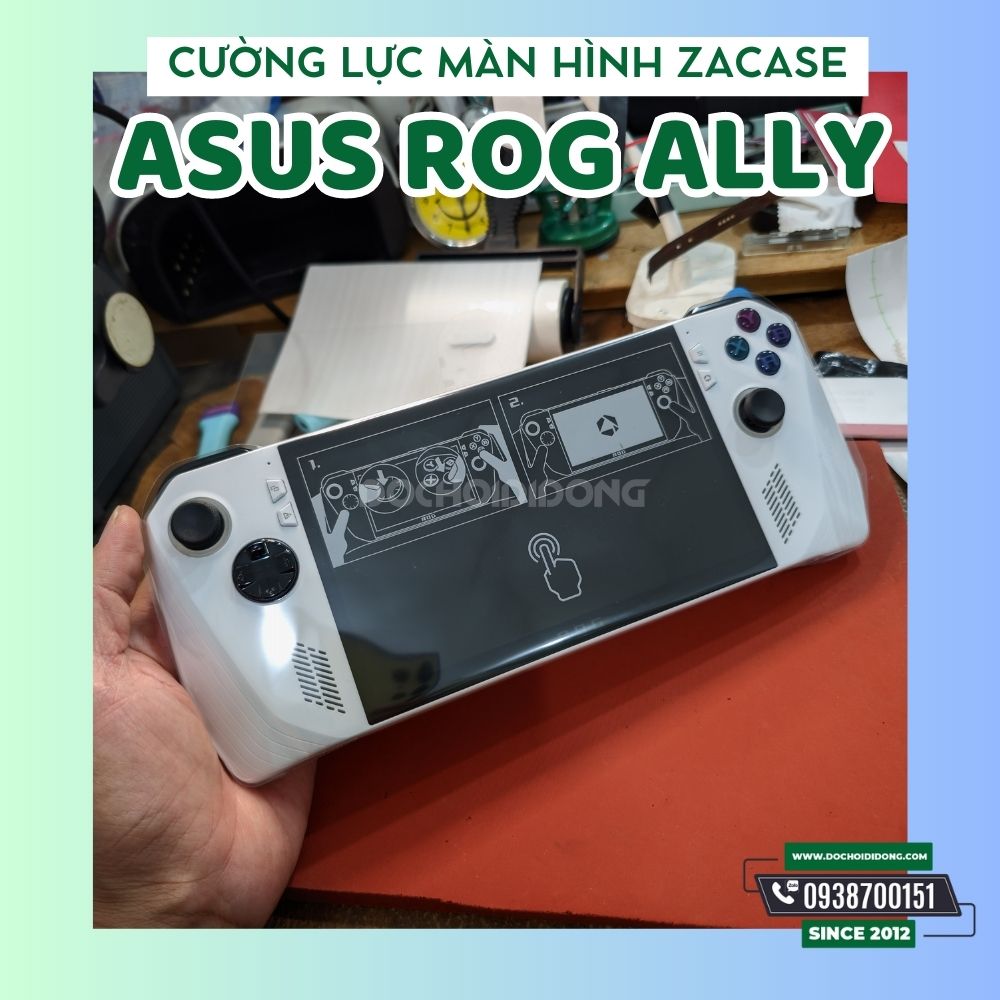 Miếng dán cường lực máy chơi game rog ally rc71l zacase