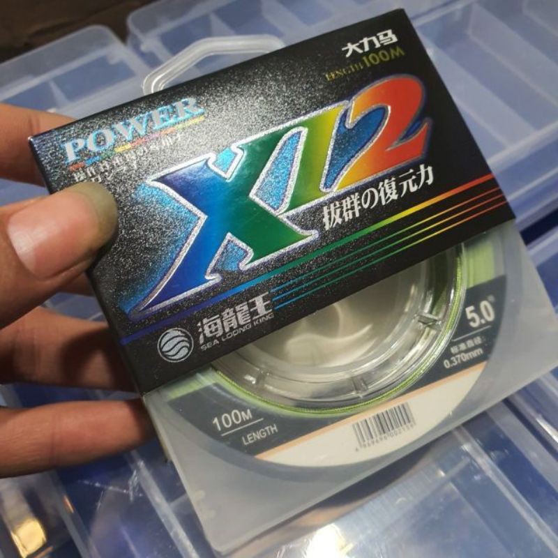 Dù câu cá X12, Nhật Bản PE POWER đủ size siêu bền siêu mịn