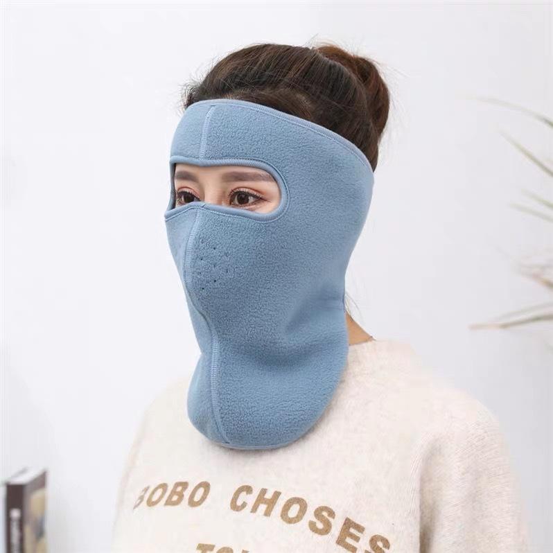 Khẩu trang ninja vải lót nỉ che kín mặt trán chống nắng chống bụi nhiều màu thích hợp cho cả nam và nữ - Khau trang ninja lot ni che kin mat tran chong nang chong bui