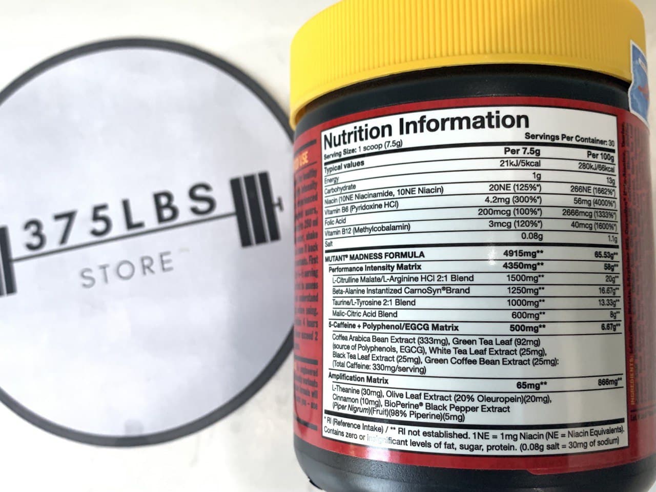 [CHÍNH HÃNG] Tăng sức mạnh Mutant Madness pre-workout 285g- 30ser